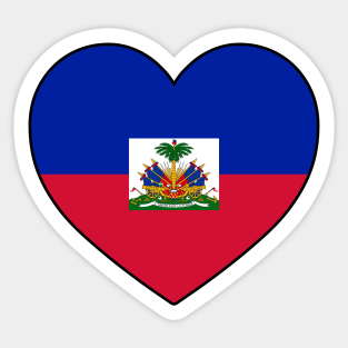 Heart - Haiti Sticker